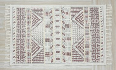 Yüksek çözünürlüklü orijinal el dokuması kilim ve halı motifleri ve renkleri
