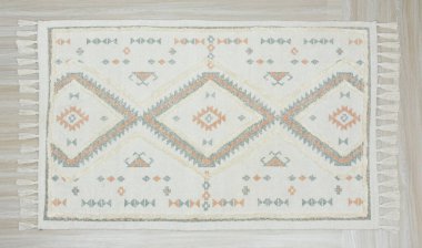 Yüksek çözünürlüklü orijinal el dokuması kilim ve halı motifleri ve renkleri
