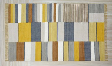 Yüksek çözünürlüklü orijinal el dokuması kilim ve halı motifleri ve renkleri