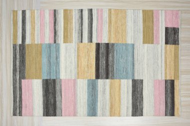 Yüksek çözünürlüklü orijinal el dokuması kilim ve halı motifleri ve renkleri