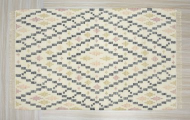 Yüksek çözünürlüklü orijinal el dokuması kilim ve halı motifleri ve renkleri