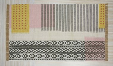 Yüksek çözünürlüklü orijinal el dokuması kilim ve halı motifleri ve renkleri