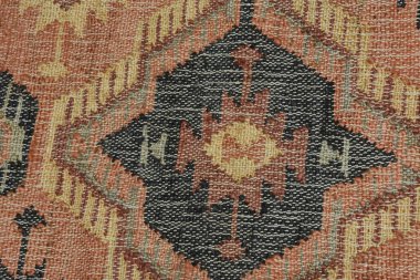 Yüksek çözünürlüklü orijinal el dokuması kilim ve halı motifleri ve renkleri
