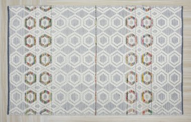 Yüksek çözünürlüklü orijinal el dokuması kilim ve halı motifleri ve renkleri