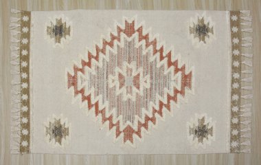 Yüksek çözünürlüklü orijinal el dokuması kilim ve halı motifleri ve renkleri