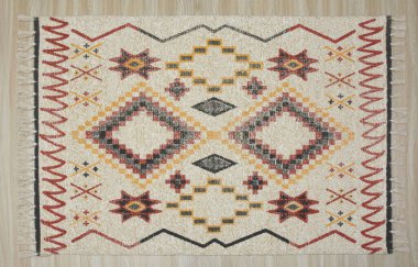 Yüksek çözünürlüklü orijinal el dokuması kilim ve halı motifleri ve renkleri