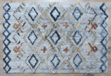 Yüksek çözünürlüklü orijinal el dokuması kilim ve halı motifleri ve renkleri