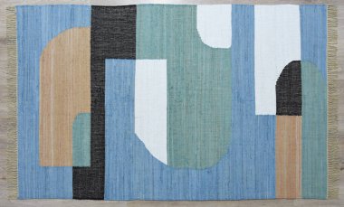 Yüksek çözünürlüklü orijinal el dokuması kilim ve halı motifleri ve renkleri