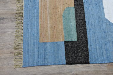 Yüksek çözünürlüklü orijinal el dokuması kilim ve halı motifleri ve renkleri