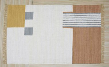 Yüksek çözünürlüklü orijinal el dokuması kilim ve halı motifleri ve renkleri