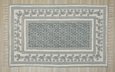 Yüksek çözünürlüklü orijinal el dokuması kilim ve halı motifleri ve renkleri