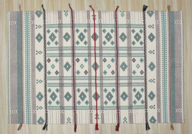 Yüksek çözünürlüklü orijinal el dokuması kilim ve halı motifleri ve renkleri