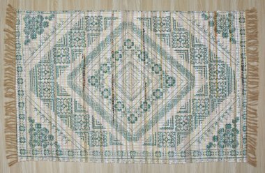 Yüksek çözünürlüklü orijinal el dokuması kilim ve halı motifleri ve renkleri