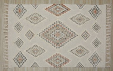 Yüksek çözünürlüklü orijinal el dokuması kilim ve halı motifleri ve renkleri