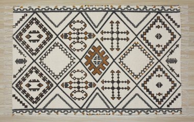 Yüksek çözünürlüklü orijinal el dokuması kilim ve halı motifleri ve renkleri