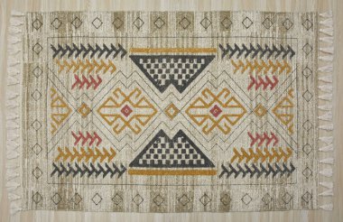 Yüksek çözünürlüklü orijinal el dokuması kilim ve halı motifleri ve renkleri