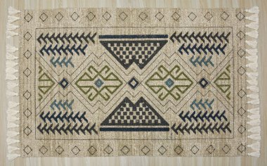 Yüksek çözünürlüklü orijinal el dokuması kilim ve halı motifleri ve renkleri
