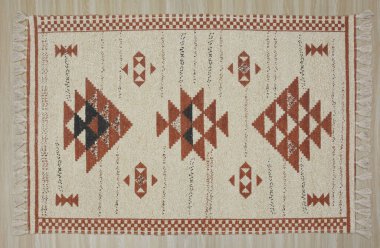 Yüksek çözünürlüklü orijinal el dokuması kilim ve halı motifleri ve renkleri
