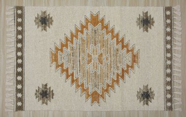 Yüksek çözünürlüklü orijinal el dokuması kilim ve halı motifleri ve renkleri