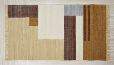 Yüksek çözünürlüklü orijinal el dokuması kilim ve halı motifleri ve renkleri