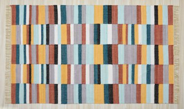 Yüksek çözünürlüklü orijinal el dokuması kilim ve halı motifleri ve renkleri