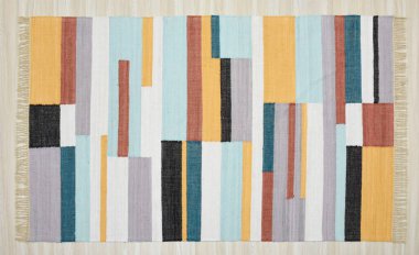 Yüksek çözünürlüklü orijinal el dokuması kilim ve halı motifleri ve renkleri