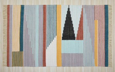 Yüksek çözünürlüklü orijinal el dokuması kilim ve halı motifleri ve renkleri