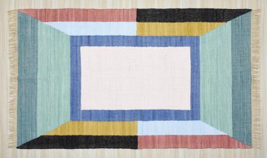 Yüksek çözünürlüklü orijinal el dokuması kilim ve halı motifleri ve renkleri