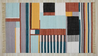 Yüksek çözünürlüklü orijinal el dokuması kilim ve halı motifleri ve renkleri