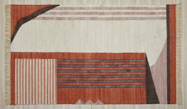 Yüksek çözünürlüklü orijinal el dokuması kilim ve halı motifleri ve renkleri