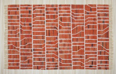 Yüksek çözünürlüklü orijinal el dokuması kilim ve halı motifleri ve renkleri