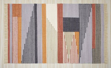 Yüksek çözünürlüklü orijinal el dokuması kilim ve halı motifleri ve renkleri