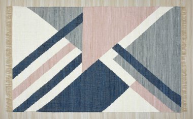 Yüksek çözünürlüklü orijinal el dokuması kilim ve halı motifleri ve renkleri