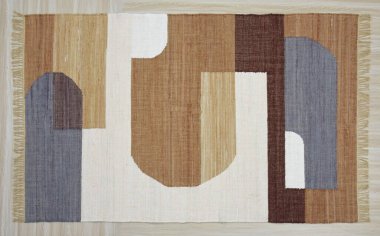 Yüksek çözünürlüklü orijinal el dokuması kilim ve halı motifleri ve renkleri