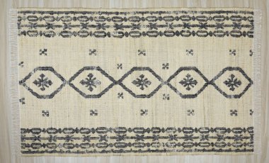 Yüksek çözünürlüklü orijinal el dokuması kilim ve halı motifleri ve renkleri