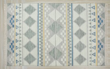 Yüksek çözünürlüklü orijinal el dokuması kilim ve halı motifleri ve renkleri