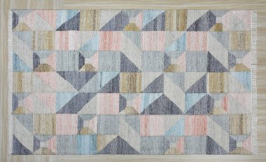 Yüksek çözünürlüklü orijinal el dokuması kilim ve halı motifleri ve renkleri