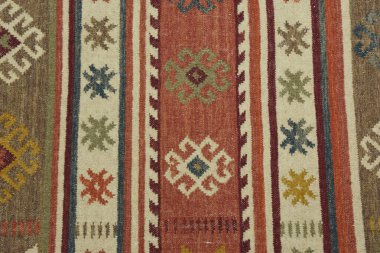 Yüksek çözünürlüklü orijinal el dokuması kilim ve halı motifleri ve renkleri