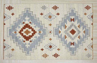 Yüksek çözünürlüklü orijinal el dokuması kilim ve halı motifleri ve renkleri