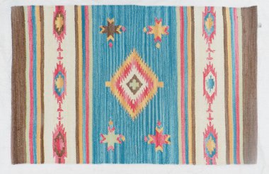 Yüksek çözünürlüklü orijinal el dokuması kilim ve halı motifleri ve renkleri