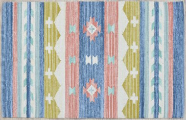 Yüksek çözünürlüklü orijinal el dokuması kilim ve halı motifleri ve renkleri