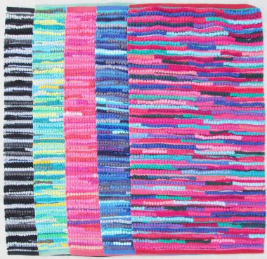 Yüksek çözünürlüklü orijinal el dokuması kilim ve halı motifleri ve renkleri