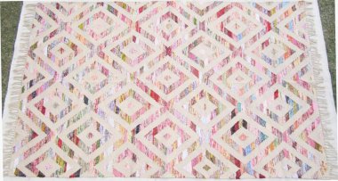 Yüksek çözünürlüklü orijinal el dokuması kilim ve halı motifleri ve renkleri