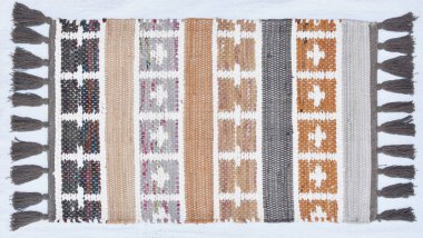 Yüksek çözünürlüklü moda desenleri ve renkleri olan Alan Halıları ve El Loom Halısı