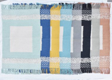 Yüksek çözünürlüklü moda desenleri ve renkleri olan Alan Halıları ve El Loom Halısı