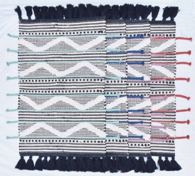 Yüksek çözünürlüklü moda desenleri ve renkleri olan Alan Halıları ve El Loom Halısı