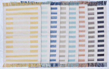 Yüksek çözünürlüklü moda desenleri ve renkleri olan Alan Halıları ve El Loom Halısı