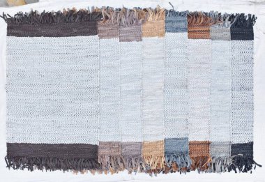 Yüksek çözünürlüklü moda desenleri ve renkleri olan Alan Halıları ve El Loom Halısı