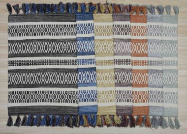 Yüksek çözünürlüklü motifleri ve renkleri olan el halıları ve halıları