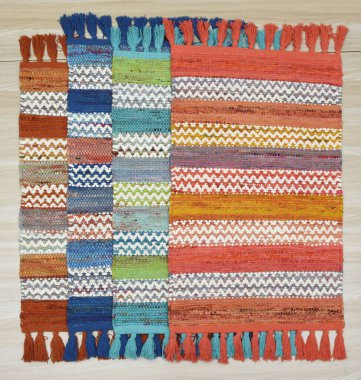 Yüksek çözünürlüklü motifleri ve renkleri olan el halıları ve halıları